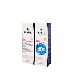 RILASTIL AQUA INTENSE 72H GEL-CREMA 2ªUND 50%DTO 2X40ML