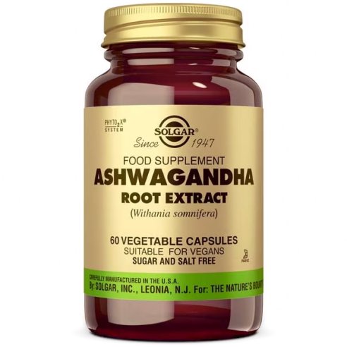 SOLGAR EXTRACTO DE RAIZ DE ASHWAGANDHA  60...