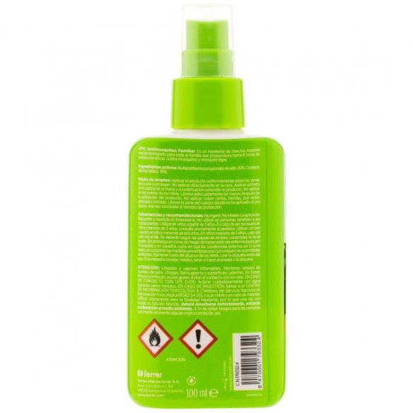 OTC ANTIMOSQUITOS FAMILIAR REPELENTE DE MOSQUITOS 1 SPRAY 100 ML