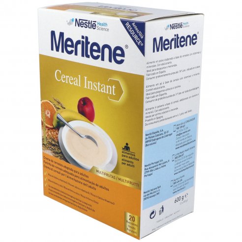 MERITENE CEREAL MULTIFRUTAS  2 BOLSAS 300 G