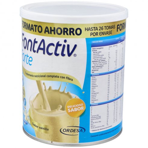 FONTACTIV FORTE  1 LATA 800 G SABOR VAINILLA