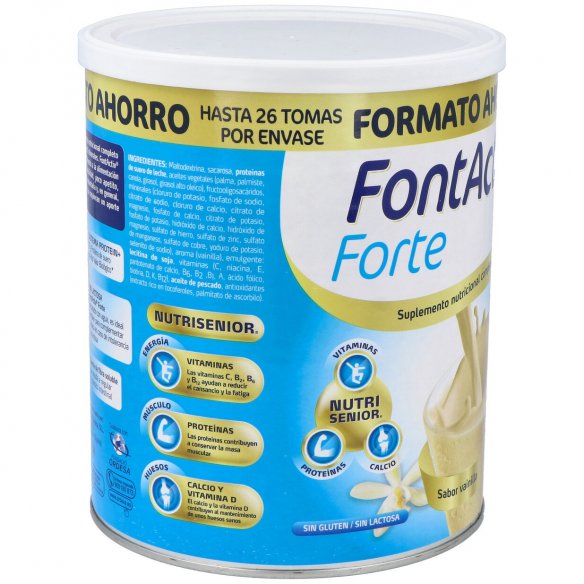 FONTACTIV FORTE  1 LATA 800 G SABOR VAINILLA