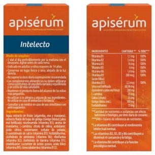APISERUM INTELECTO  18 VIALES BEBIBLES 10 ML 2