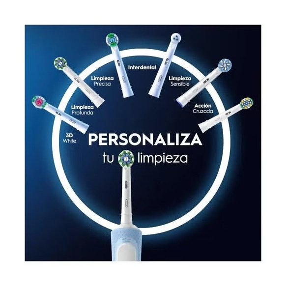 CEPILLO DENTAL ELECTRICO RECARGABLE ORAL-B VITALITY PRO VAPOR BLUE BOX 1 UNIDAD