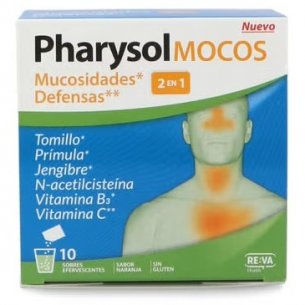 PHARYSOLMOCOS  10 SOBRES EFERVESCENTES