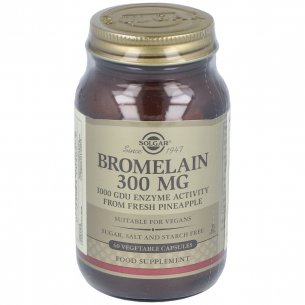 SOLGAR BROMELINA 300 MG 60 CAPS