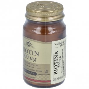 SOLGAR BIOTINA 300 MCG 100 COMP 2