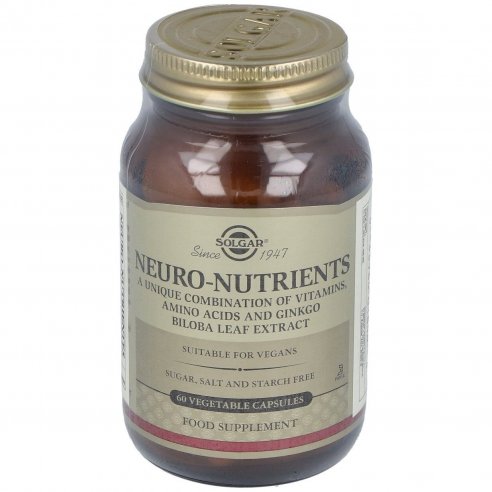 SOLGAR NEURO-NUTRIENTES  60 CAPSULAS VEGETALES