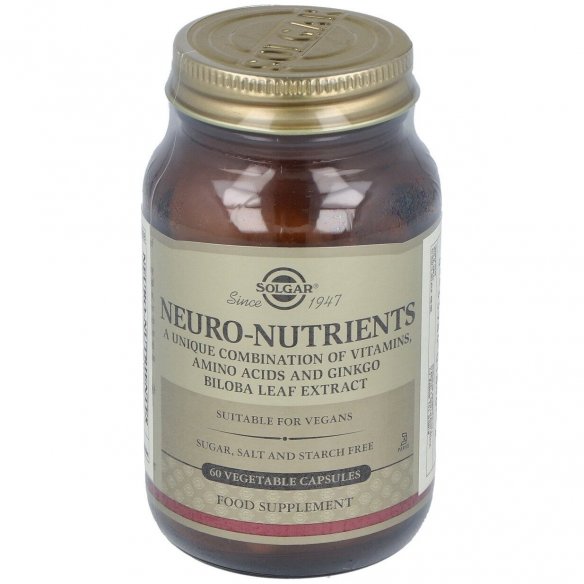 SOLGAR NEURO-NUTRIENTES  60 CAPSULAS VEGETALES