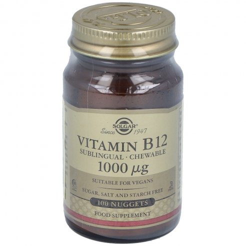 SOLGAR VITAMINA B12  1000 MICROGRAMOS 100...