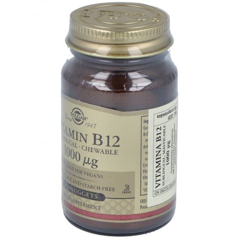 SOLGAR VITAMINA B12  1000 MICROGRAMOS 100...