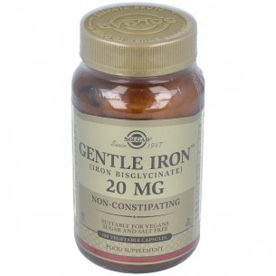 SOLGAR HIERRO GENTLE  180 CAPSULAS VEGETALES
