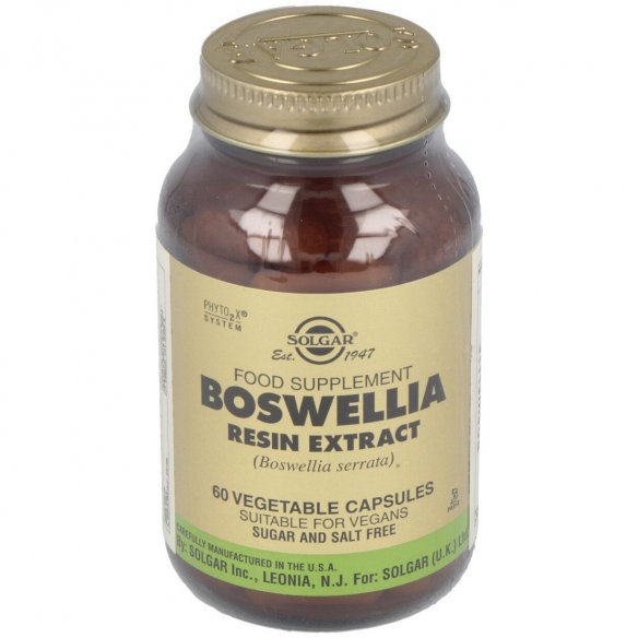 SOLGAR BOSWELLIA EXTRACTO DE RESINA  60 CAPSULAS VEGETALES