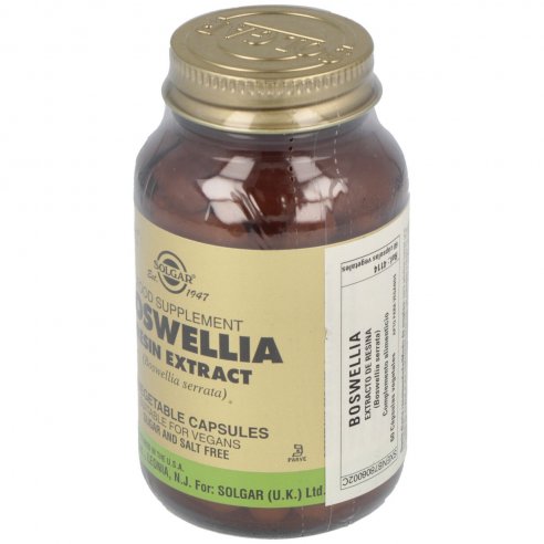 SOLGAR BOSWELLIA EXTRACTO DE RESINA  60...
