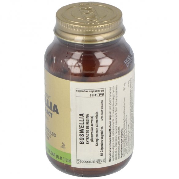 SOLGAR BOSWELLIA EXTRACTO DE RESINA  60 CAPSULAS VEGETALES