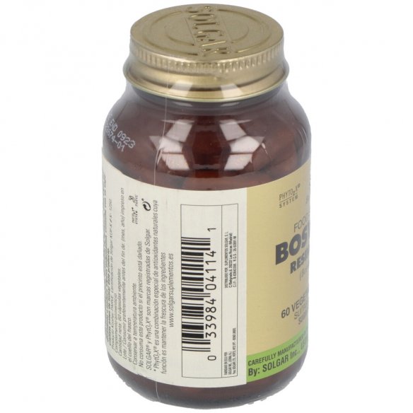 SOLGAR BOSWELLIA EXTRACTO DE RESINA  60 CAPSULAS VEGETALES