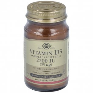 SOLGAR VITAMINA D3 2200 UI 50 CAPS