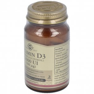 SOLGAR VITAMIN D3 4000 UI 60 CAPS VEG 2