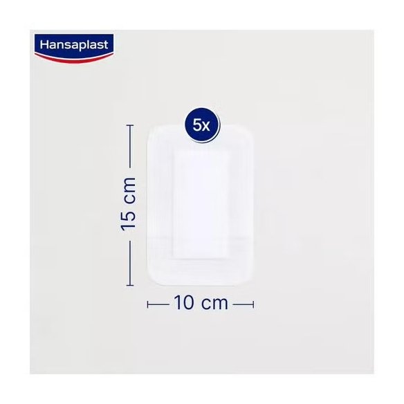 APOSITO ESTERIL HANSAPLAST SENSITIVE 3XL 5 UNIDADES 15 X 10 CM