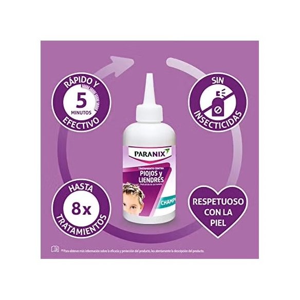 PARANIX ELIMIINA PIOJOS Y LIENDRES  1 ENVASE 200 ML
