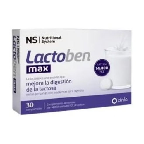 NS LACTOBEN MAX  30 COMPRIMIDOS