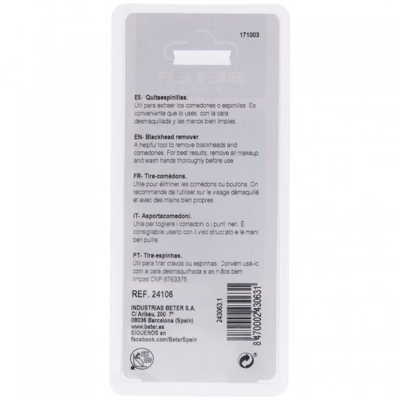 SACABARROS BETER CROMADO MANGO PLASTICO