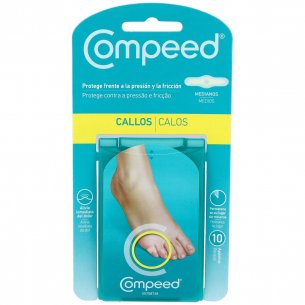 COMPEED CALLOS HIDROCOLOIDE TALLA MEDIANA 10 UNIDADES