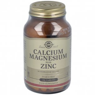 SOLGAR CALCIO MAGNESIO PLUS ZINC 100C