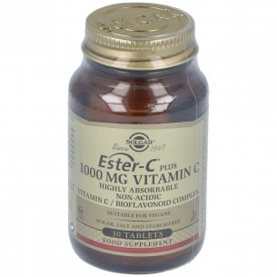 SOLGAR ESTER C PLUS 1000 MG 30 COMP