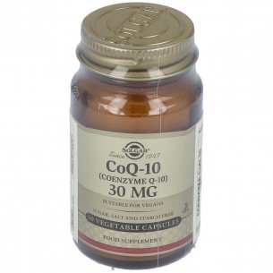 SOLGAR COENZIMA Q-10  30 MG 30 CAPSULAS VEGETALES