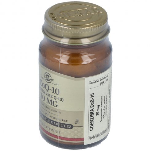 SOLGAR COENZIMA Q-10  30 MG 30 CAPSULAS VEGETALES