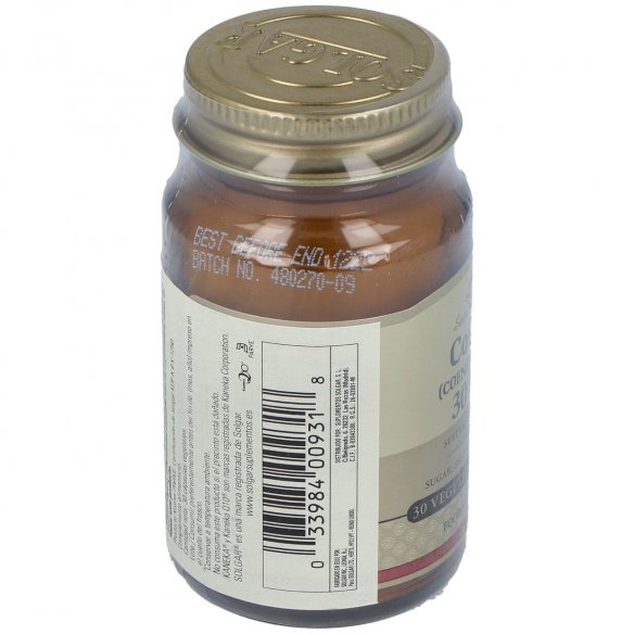 SOLGAR COENZIMA Q-10  30 MG 30 CAPSULAS VEGETALES