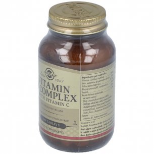 SOLGAR VITAMINA B-COMPLEX CON VITAMINA C 100 CAPS 2