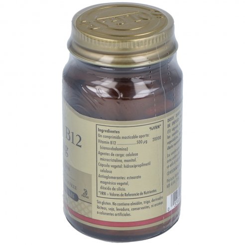 SOLGAR VITAMINA B12  500 MICROGRAMOS 50...