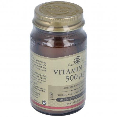 SOLGAR VITAMINA B12  500 MICROGRAMOS 50...