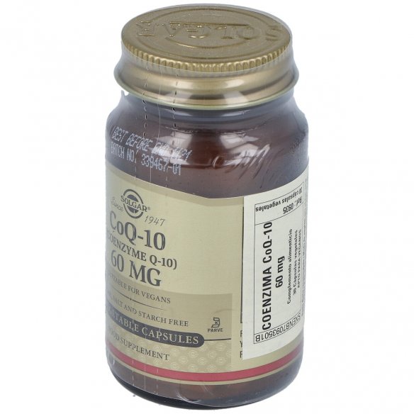 SOLGAR COENZIMA Q-10  60 MG 30 CAPSULAS VEGETALES