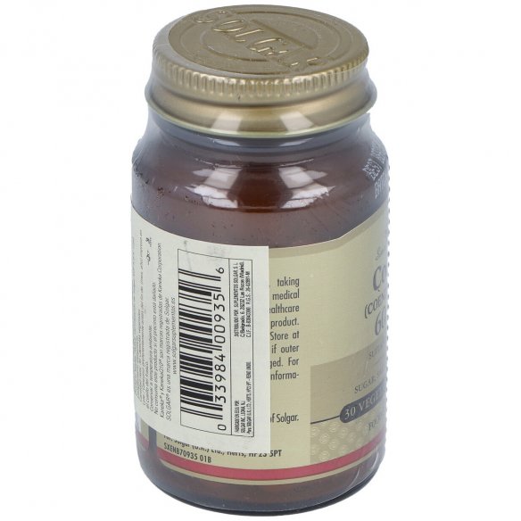SOLGAR COENZIMA Q-10  60 MG 30 CAPSULAS VEGETALES