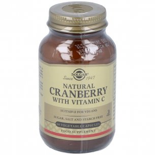 SOLGAR ARANDANO ROJO CON VITAMINA C 60 CAP