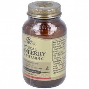 SOLGAR ARANDANO ROJO CON VITAMINA C 60 CAP 2