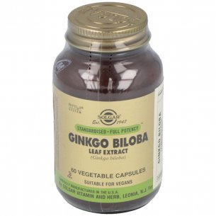 SOLGAR GINKGO BILOBA 90 MG 60 VCAP